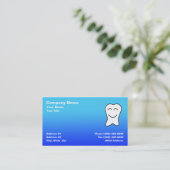 Dental Business Card Visitenkarte (Stehend Vorderseite)