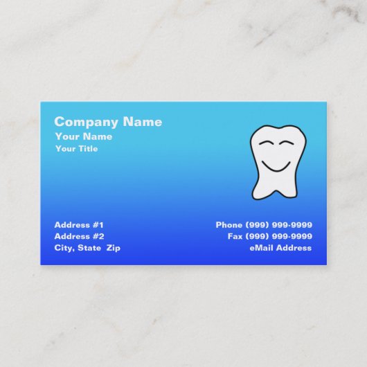 Dental Business Card Visitenkarte (Vorderseite)