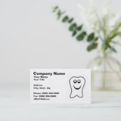 Dental Business Card Visitenkarte (Stehend Vorderseite)