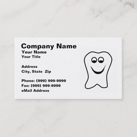 Dental Business Card Visitenkarte (Vorderseite)