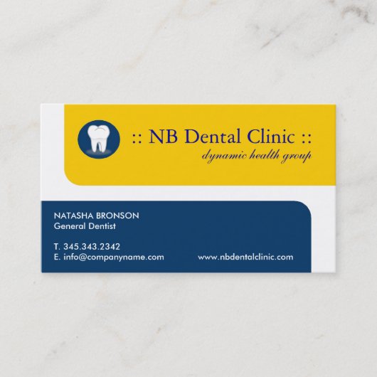 Dental Business Cards Terminkarte (Vorderseite)
