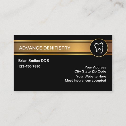 Dental Business Cards Visitenkarte (Vorderseite)
