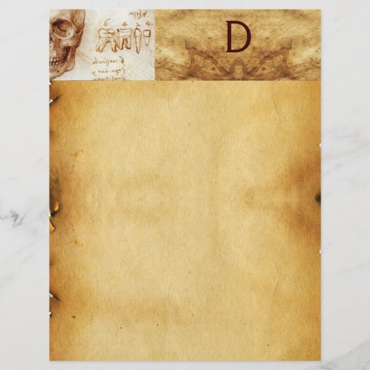 DENTAL CLINIC,DENTIST MONOGRAM,Antiquitätenparkett (Vorderseite)