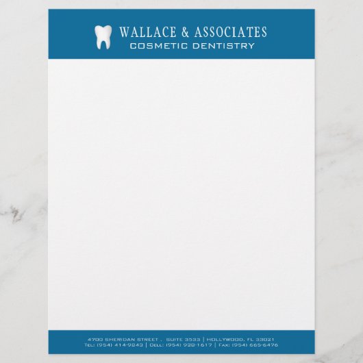 Dental Company Letterhead Briefbogen (Vorderseite)