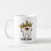 Dental Crown Funny Tooth Puff Kaffeetasse (Links)