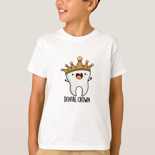 Dental Crown Funny Tooth Puff T-Shirt (Vorderseite)