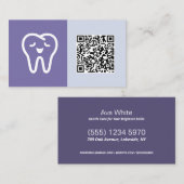 Dental Custom QR Visitenkarte (Vorne/Hinten)