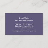 Dental Custom QR Visitenkarte (Rückseite)