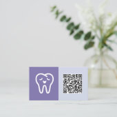 Dental Custom QR Visitenkarte (Stehend Vorderseite)