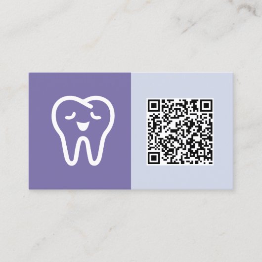 Dental Custom QR Visitenkarte (Vorderseite)
