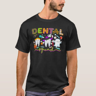Dental Dentist Halloween Boos Crew Kostüm T-Shirt