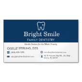 Dental Dentistry Office Magnetische Visitenkarte (Vorderseite)