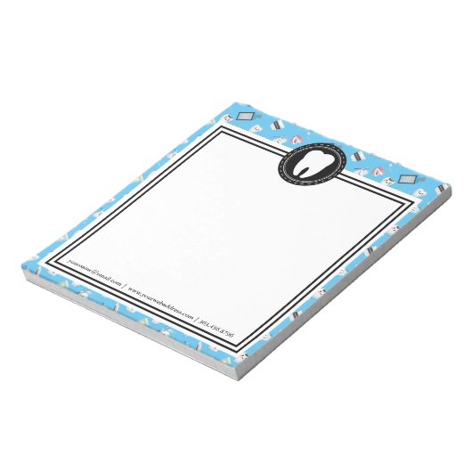 Dental Design Notepad Notizblock (Rotiert)