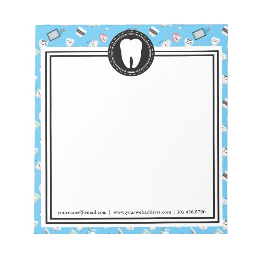 Dental Design Notepad Notizblock (Vorderseite)