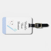 Dental Design Tooth und Brush Gepäckanhänger (Vorderseite horizontal)