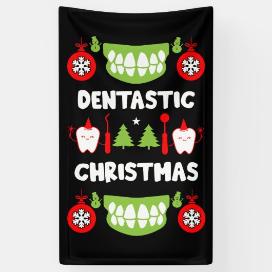 Dental Doctor Xmas Banner (Vertikal)