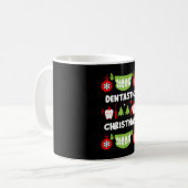 Dental Doctor Xmas Kaffeetasse (Vorderseite Links)