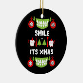 Dental Doctor Xmas Keramik Ornament (Rechts)