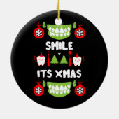 Dental Doctor Xmas Keramik Ornament (Hinten)