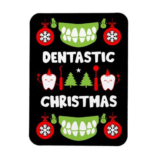 Dental Doctor Xmas Magnet (Vertikal)