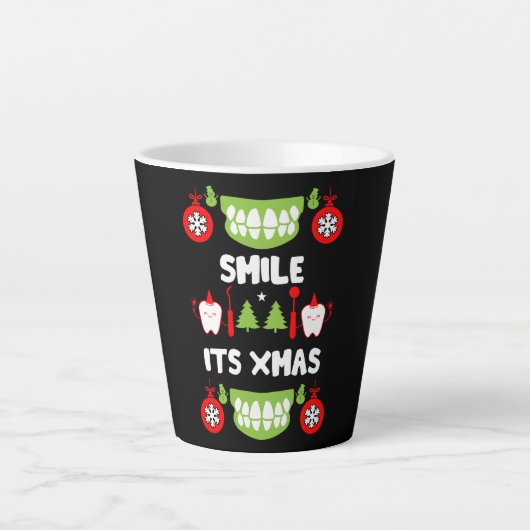 Dental Doctor Xmas Milchtasse (Vorderseite)