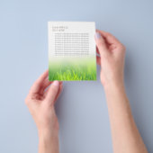 Dental Elegant Frische Grüne Rasenflächen Flyer (Gruppe)