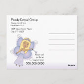 Dental Erinnerung Card, Behalt dein Lächeln schön! Postkarte (Rückseite)