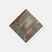 Dental Fleisch Operating Room Dentist Office Vinta Serviette (Ecke)