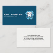 Dental | Funkelnd Tooth Visitenkarte (Vorne/Hinten)