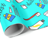 Dental Geschenkpapier (Rolleneckpunkt)