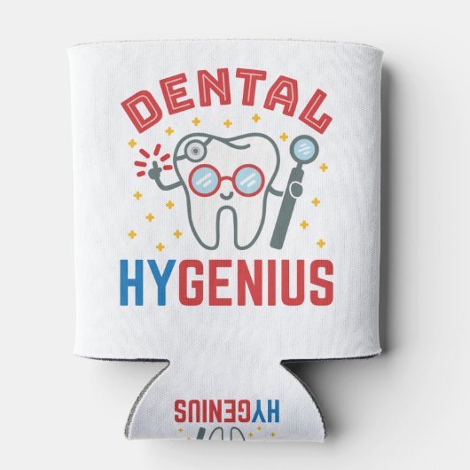 Dental Hygenius Hygienist RDH Funny Wertschätzung Dosenkühler (Rückseite)