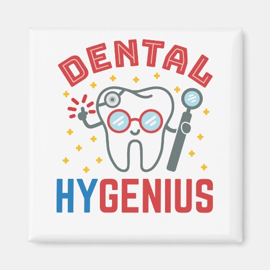 Dental Hygenius Hygienist RDH Funny Wertschätzung Magnet (Vorne)