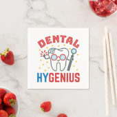 Dental Hygenius Hygienist RDH Funny Wertschätzung Serviette (Beispiel)
