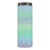 Dental Hygienic Sparkle Rainbow Glitzer Green Thermosbecher (Rückseite)