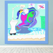 Dental 🦷 Hygienist Leinwanddruck (Insitu (Holzboden))