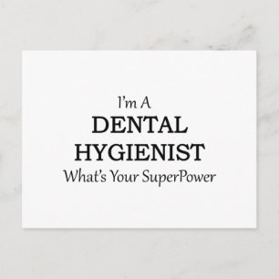 DENTAL HYGIENIST POSTKARTE