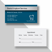 Dental Implant Business Cards Terminkarte