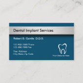 Dental Implant Business Cards Terminkarte (Vorderseite)