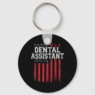 Dental Istant American Flag Usa Patriot Patriotic Schlüsselanhänger