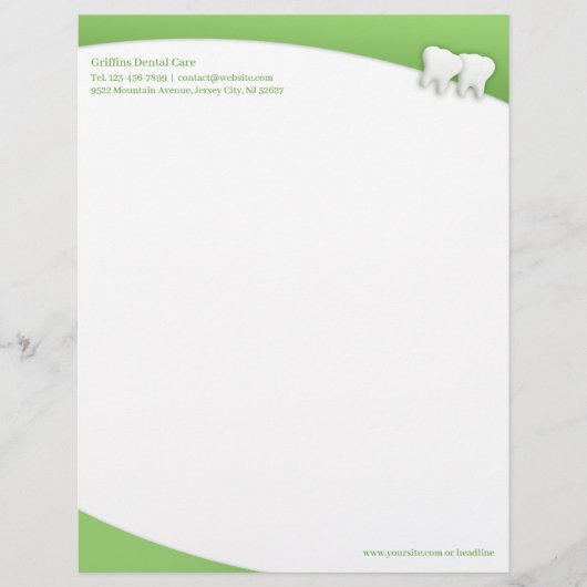Dental Letterhead Briefkopf (Vorderseite)