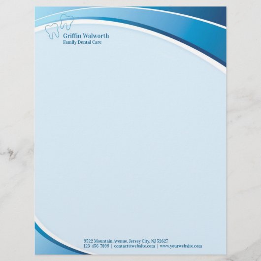 Dental Letterhead Briefkopf (Vorderseite)