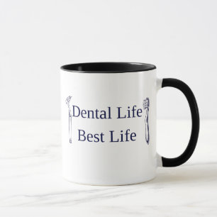 Dental Life Best Life Black Kombi-Tasse Tasse