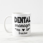 Dental Manager Personalisiert Kaffeetasse (Links)