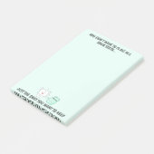 Dental Notepad 4"x 6" Post-it Klebezettel (angewinkelt)