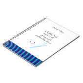 Dental Notes Clean Tees Notizblock (Linke Seite)