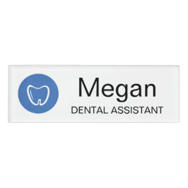 Dental Office Assistant Name Tag Professional  Namenschild