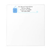 Dental Office Dental Floss Notepad Notizblock (Vorderseite)