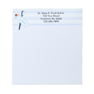 Dental Office Notepad Notizblock