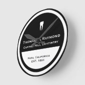 Dental Office Runde Wanduhr (Winkel)