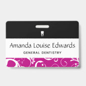 Dental Office Staff Ausweis (Rückseite)